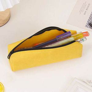 Sac de rangement en toile imperméable avec fermeture éclair pour fournitures de bureau, accessoires de voyage et cosmétiques, étui à stylos - Product Image 5