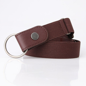 Cinturón elástico con hebilla de Metal para hombre y mujer, cinturón <span class=keywords><strong>Invisible</strong></span> elástico para pantalones vaqueros - Product Image 1