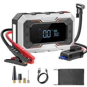 Démarreur de voiture 4-en-1 avec compresseur d'air intelligent 14,8 V, booster de batterie portable pour voiture, charge rapide QC3.0, batterie externe d'urgence - Product Image 2