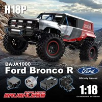 Voiture électrique tout-terrain Meijiaxin H18P sous licence Ford, modèle réduit 1:18, 4x4, moteur brushless, véhicule RC d'extérieur