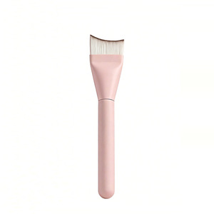 Ultra Thin Crescent Foundation Brush Synthetic Fibers Wooden Handle No Streaks Face Contouring <b>Makeup</b> <b>Tool</b> - Product Image 3