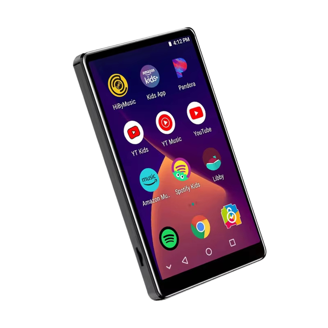 Android Smart 4-Inch 2.5/5g Wifi Bt Mp3/4/5 Player E-Book Video Playback Voice Recorder Built-in Speaker Supports Wav Audio