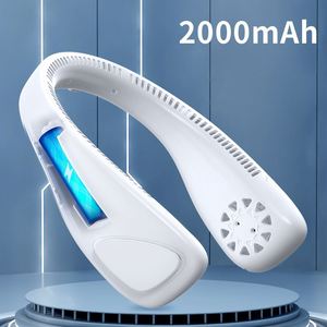 Ventilador de Cuello Portátil Blanco sin Aspas, Mini Enfriador de Aire para el Hogar, con Logotipo Personalizado, de Plástico - Product Image 3