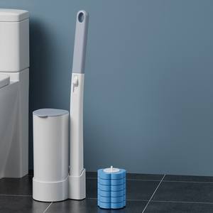 Sunshine-Juego de escobilla desechable de PP con émbolo y esponja, caja de embalaje con mango de estilo manual, trae tu propio líquido de limpieza - Product Image 2