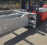 Pinza Hidráulica Estándar para Pacas, Capacidad de 2700 kg, Apertura del Brazo de 520-2040 mm, Adecuada para Pacas Medianas de Papel Reciclado
