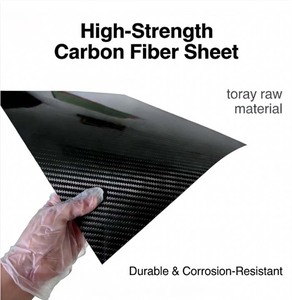 Hoja de fibra de carbono de alto rendimiento 0,5mm de espesor 1K 3K 6k Sarga Acabado mate Peso ligero - Product Image 1