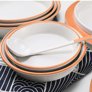 Conjunto de tigelas de sopa e tigela de arroz em melamina preta - Product Image 5