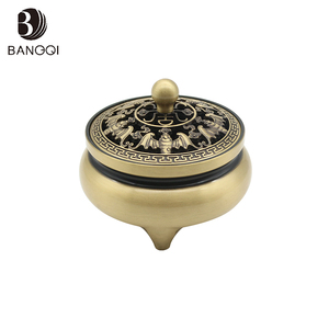 Bouddhiste traditionnel Bronze Antique En Laiton Cuivre <span class=keywords><strong>Bakhoor</strong></span> Brûleur D'<span class=keywords><strong>encens</strong></span> En Chinois - Product Image 4