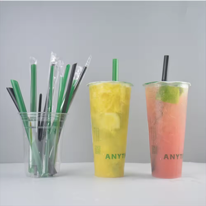 Anpassbare 16-24 oz Einweg-PET-Plastikbecher mit Einzelwand, Umweltfreundlich, <span class=keywords><strong>Transparent</strong></span>, mit Deckeln für Kaltgetränke, Kaffee, Tee, <span class=keywords><strong>Desserts</strong></span> - Product Image 1