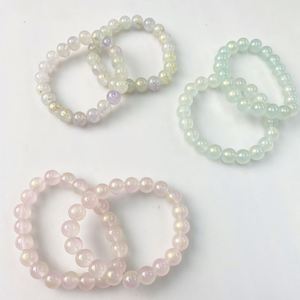 Bracelet en pierre naturelle avec perles de verre colorées, stimulant la créativité, service de bijoux sur mesure de qualité supérieure, personnalisation pour commandes en gros - Product Image 5