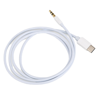 Cable estéreo para coche de 1m, conector auxiliar de 3,5mm, teléfono Compatible 15/16 Pro Max Samsung para Galaxy S25/S24/S23/S22/S21 con