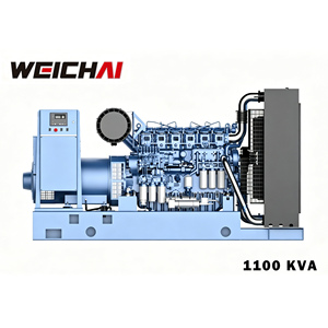 Para Uso en Ingeniería y Centros Comerciales - Grupo Electrógeno Diésel Weichai de 800KW - Motor Diésel 12M26D, Caja Silenciosa Personalizada, Trifásico 220V/380V - Product Image 1