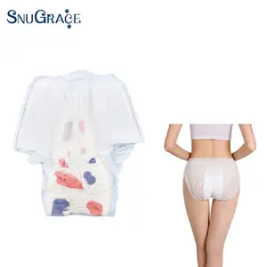 SnuGrace Women's menstrual pants sanitary napkin breathable comfortable deodorant suitable for day and night use