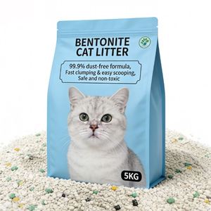 Litière pour chat Benjie en boules de bentonite à base de sable de maïs écologique, qualité supérieure, multi-parfums, agglomération rapide, hautement absorbante, faible teneur en poussière - Product Image 1