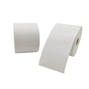 White 40mmx20mm Synthetic Label Self Adhesive Paper Transfer Waybill Inkjet Label Sticker Continuous labels