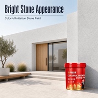 Peinture à texture pierre, isolation thermique flexible pour la rénovation des façades, revêtement extérieur