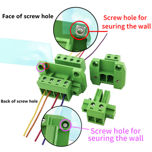 Conector y Enchufe de Alta Corriente de 7.62mm de Paso, 32A, con Brida para Montaje a Través de Pared - Juego Completo Macho-Hembra Sin Soldadura en Línea - Product Image 5