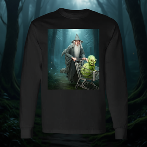 Camiseta de manga larga Lotr Gandalf Wizard Shopping Cart Smeagol - Product Image 3