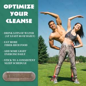 OEM Adult 14 Days <b>Detox</b> Capsule Herbal Active Capsule Customizable Dietary Fiber <b>Supplement</b> for Colon and Digestive - Product Image 6