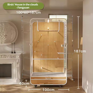 Grande angolo di piccione e pappagallo vettore eco-friendly in legno gabbia per uccelli con scatola di imballaggio vendita Bird House - Product Image 4