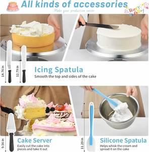 1pc <b>Silicone</b> Cake Decorating Nozzles & Moulds Kit-Eco-Friendly Reusable <b>Baking</b> Tools - Product Image 3