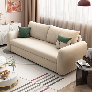 Logement locatif moderne canapé-<span class=keywords><strong>lit</strong></span> en tissu canapé-<span class=keywords><strong>lit</strong></span> <span class=keywords><strong>pliable</strong></span> à double usage pour une et deux personnes avec boîte de rangement - Product Image 1