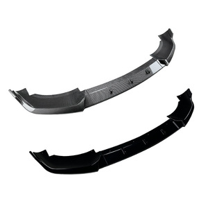 Amp Z Front Bumper <b>Splitter</b> <b>Lip</b> For Bmw X6 G06 M Sport 2019 2020 2021 2022 Piano Black Carbon Fiber Texture Matte Finish - Product Image 2
