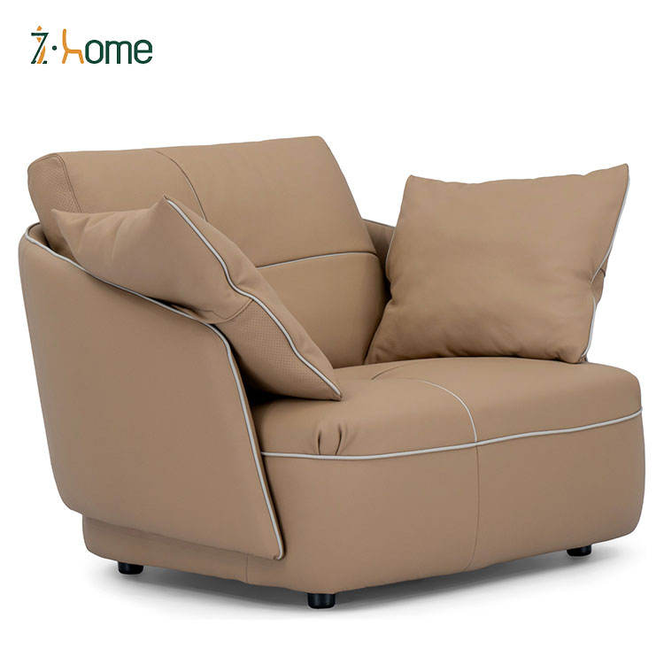 Leather Extendable Square Chesterfield Sofa Set with Pouf-Modular ...