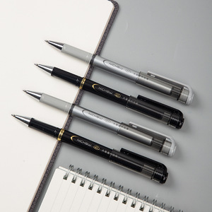 Bolígrafo de Gel Deli S148, Punta de 0.7mm, Gran Capacidad, Tinta Negra, para Uso en Oficina - Product Image 2