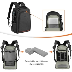 Sac à dos double épaule étanche et anti-rayures PULUZ OEM pour stabilisateur portable PTZ et appareil photo reflex numérique, compatible DJI Ronin-SC - Product Image 6