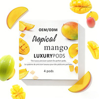 Kit de Pédicure Spa à l'Arôme de Mangue en Gros, Marque Privée, Logo Personnalisé, Produits de Soin des Pieds en 4 Étapes pour Acheteurs Mondiaux de Produits de Beauté