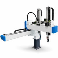 Bras manipulateur robotisé à 5 axes, entièrement servo, à double bras et double section, EUR5, stable, pour injection plastique et collaboration de préhension automatique