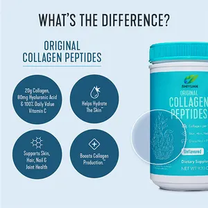 OEM Collagen Solid Beverage Powder Pure Vegetarian Diet Friendly Gluten Free Single Component Type 1 And Type 3 Collagen Peptid