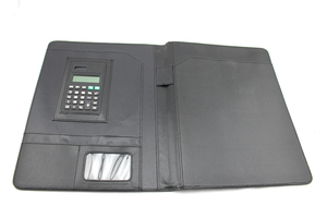 Bìa Đựng Tài Liệu Bằng Da PU Dạng Gập Cổ Điển In Logo Tùy Chỉnh Bìa Đựng Tài Liệu A4 - Product Image 2