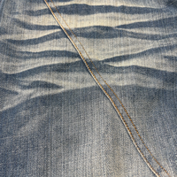 Jeans chinois OEM, fabrication streetwear, jeans super baggy pour hommes, effet délavé, denim vintage, pantalon avec patchs en velours côtelé, tendance