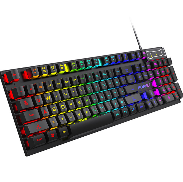 RGB Backlit Mechanical Keyboard Professional Gaming Keyboard Wired Keyboard
