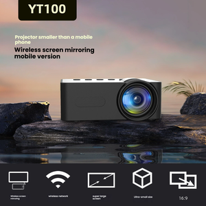 Mini <span class=keywords><strong>projecteur</strong></span> portable YT100 1080P 3D intégré pour home cinéma avec projection <span class=keywords><strong>sans</strong></span> <span class=keywords><strong>fil</strong></span> de téléphone portable - Product Image 5