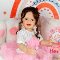 Lifereborn Date 55cm Reborn Big Girl Poupées Doux Silicone Toddler Jouets Jouets Reborn Baby Dolls à Vendre