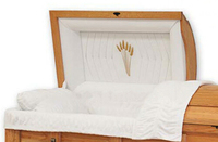 TD-A47 Ataúd de Lujo a Precio de Fábrica, Ataúd de Madera Maciza de Alta Calidad para Servicios Funerarios de China