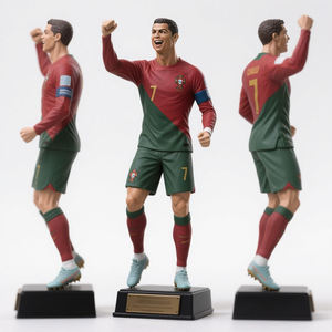 Patung pemutar sepak bola Resin PVC desain kustom mainan tokoh aksi Model koleksi pemain sepak bola - Product Image 3