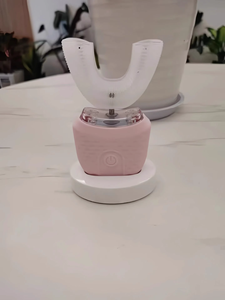 Spazzolino da denti ad ultrasuoni professionale a forma di U spazzolino da denti 360 gradi sonico spazzolino automatico elettrico - Product Image 5