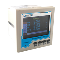 Medidor de Energía Digital Multifunción MEATROL ME437 Rogowski, Medidor de Energía Inteligente MODBUS RTU RS485