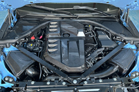 Kit d'admission d'air amélioré en fibre de carbone sèche avec filtre conique de course et tuyau rigide pour moteur BMW G80 M3 G82 M4 S58