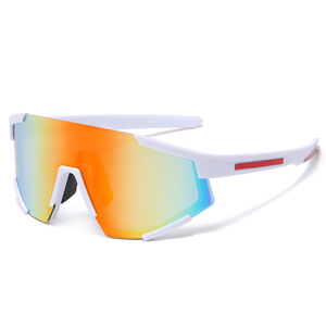 แว่นตาปั่นจักรยานโพลาไรซ์ UV400 แว่นกันแดดกีฬากลางแจ้งกันลมกรอบสีดำเลนส์พีซีประเภท 3 ที่บังแดด - Product Image 3