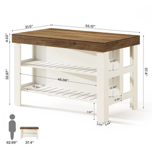 Custom Modern MDF Wooden Display Bar Shelf Cabinet Kitchen Island Storage Shelves Luxury Bar Cabinet <b>Table</b> with Storage Function - Product Image 5