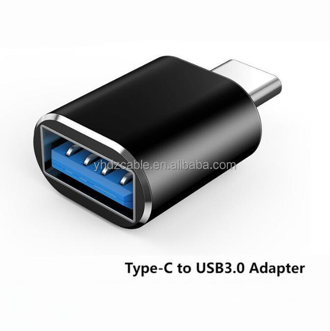 Black--Type-C to USB3.0-no Led