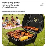 Parrilla Portátil Plegable para Exteriores, Mini Estufa para Hamburguesas, Ideal para Patio o Terraza