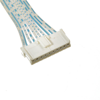 Cable de Conexión Personalizado JST XH, Arnés de Cables con Conector Macho a Hembra de 2.54mm, Cable Plano Tipo Cinta para Conexiones Electrónicas