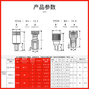 Pf09 M2.5M3-0/1/2 फ्लैट कैप्टिव पैनल फास्टनर निकल लैटेड एल्यूमीनियम स्टेनलेस स्टील स्प्रिंग बोल्ट स्क्रू क्लास 4.8 <span class=keywords><strong>6.8</strong></span> 1 इंच - Product Image 6