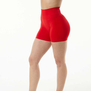 Short de yoga pour femme à taille haute <span class=keywords><strong>Tropa</strong></span> Deportiva Mujer sans couture à large ceinture à carreaux Vente en gros en stock - Product Image 5